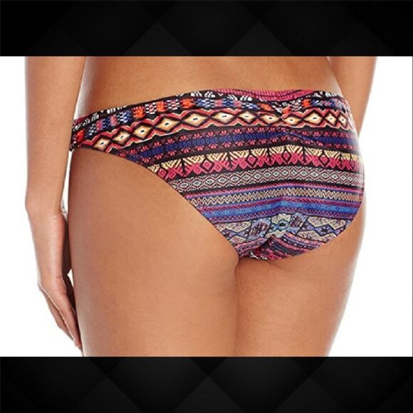 NEW Jessica Simpson Cherokee Queen Spice Bikini Bottom Womens Size Large Red - Picture 2 of 12